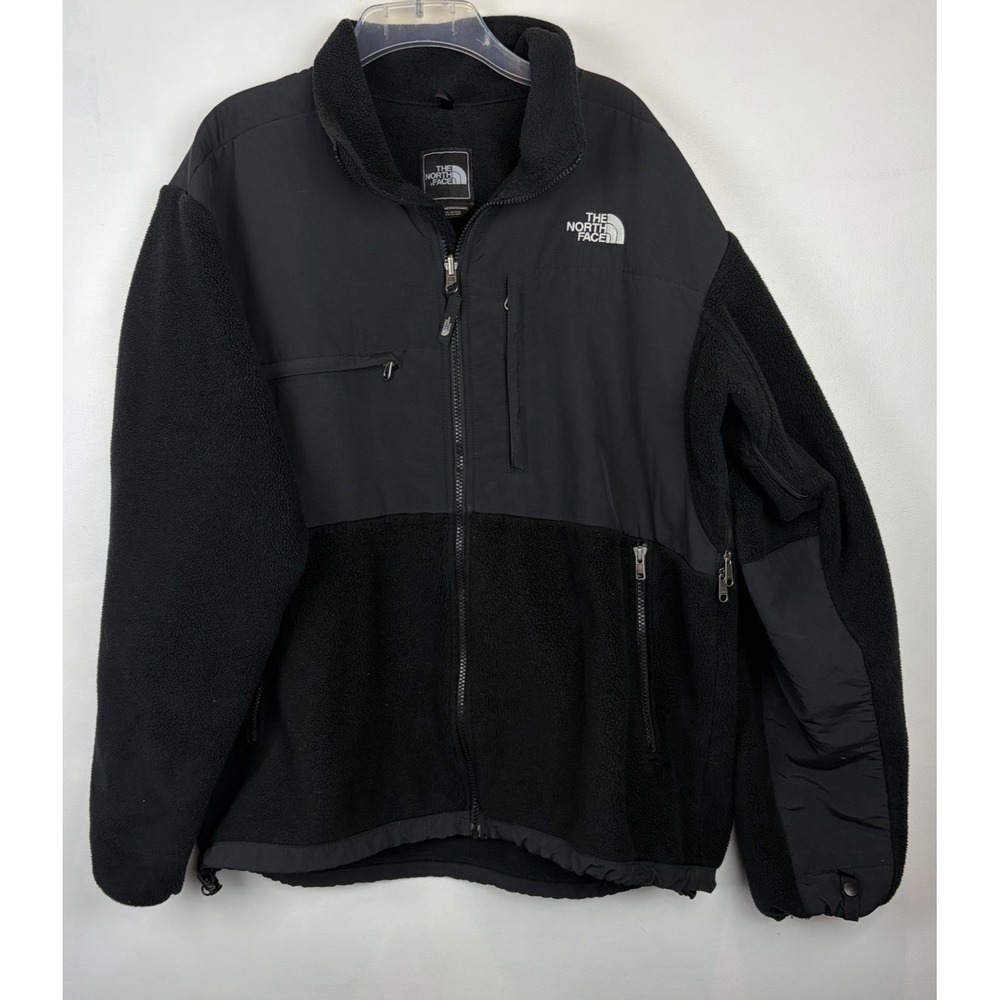 The North Face Retro Denali Jacket Men L Black Fleece Full Zip Polartec Gorpcore